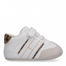 TOMMY HILFIGER sneakers αγκαλιάς παιδικό T0A9-33962-1755A472 λευκό